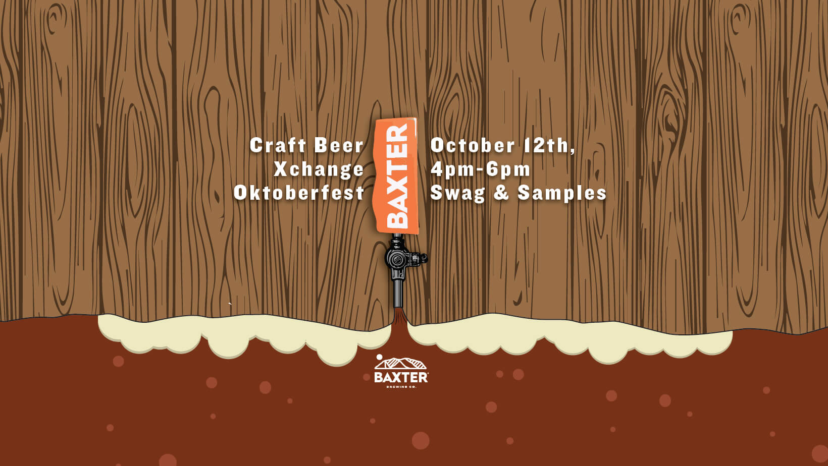 image promoting event craft beer xchange oktoberfest on october 12th