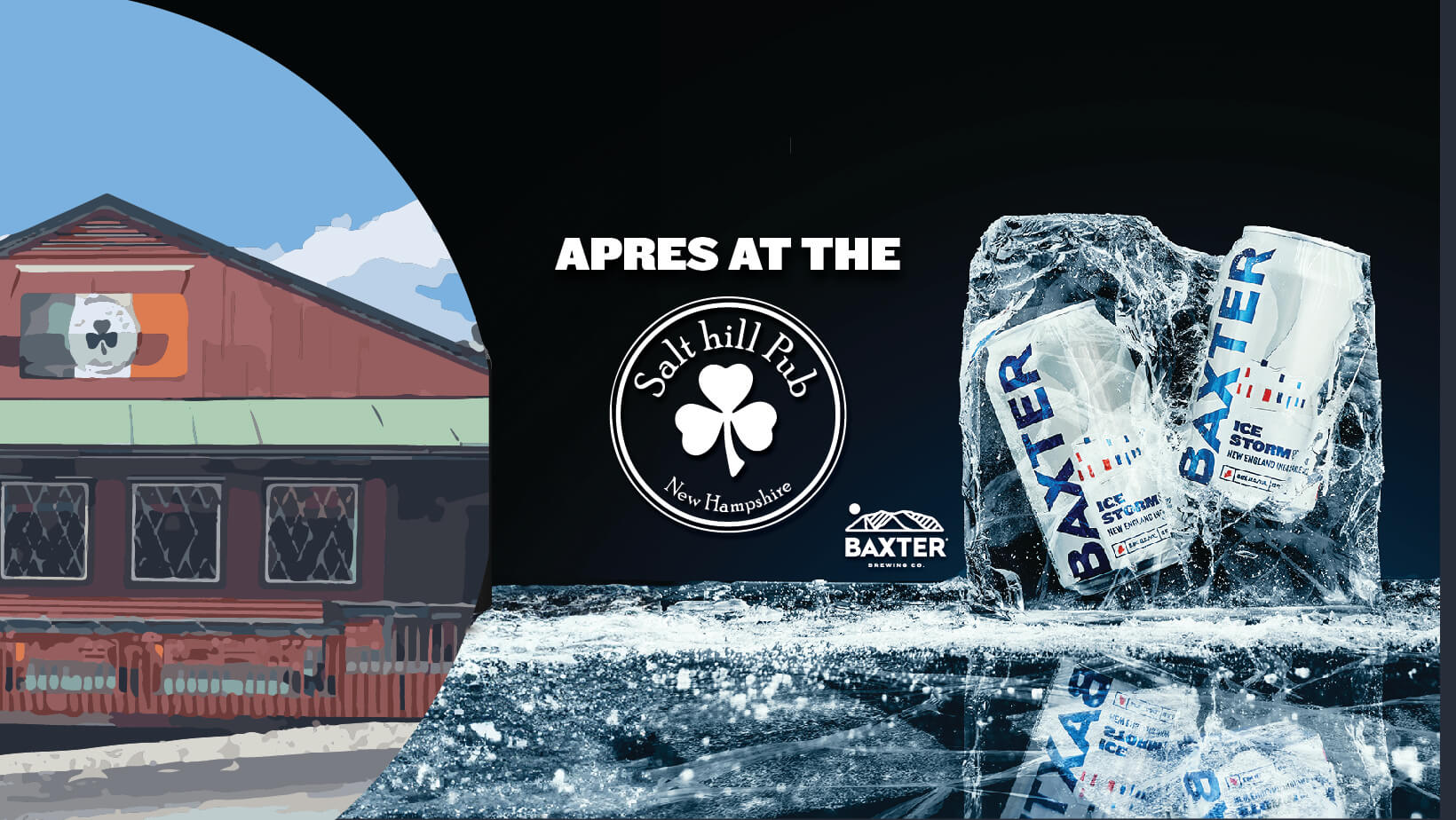 image promoting an apres sampling at Salt hill pub on january 4th at 5pm