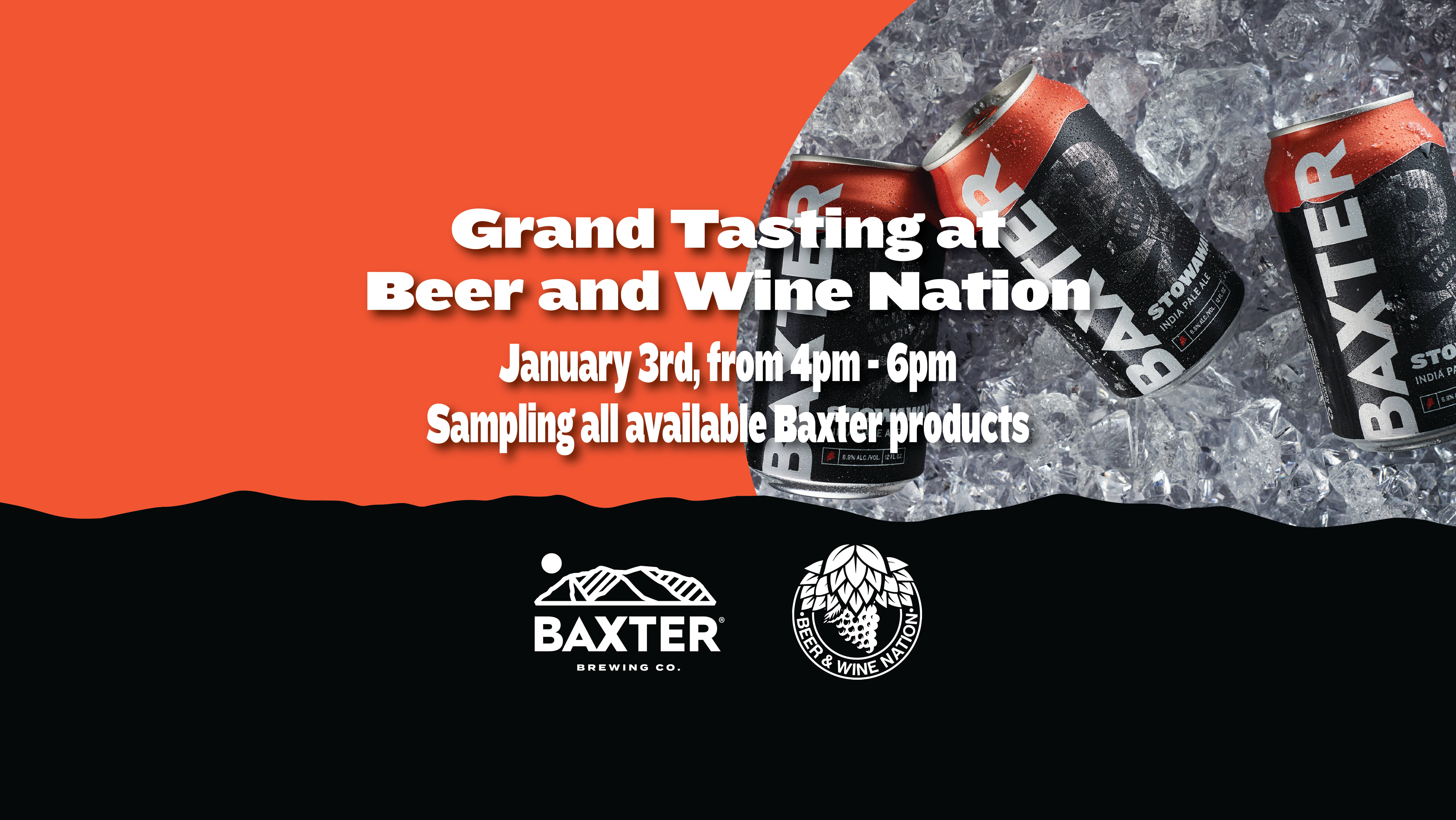 image promoting a sampling at Beer and Wine Nation in Merrimack NH