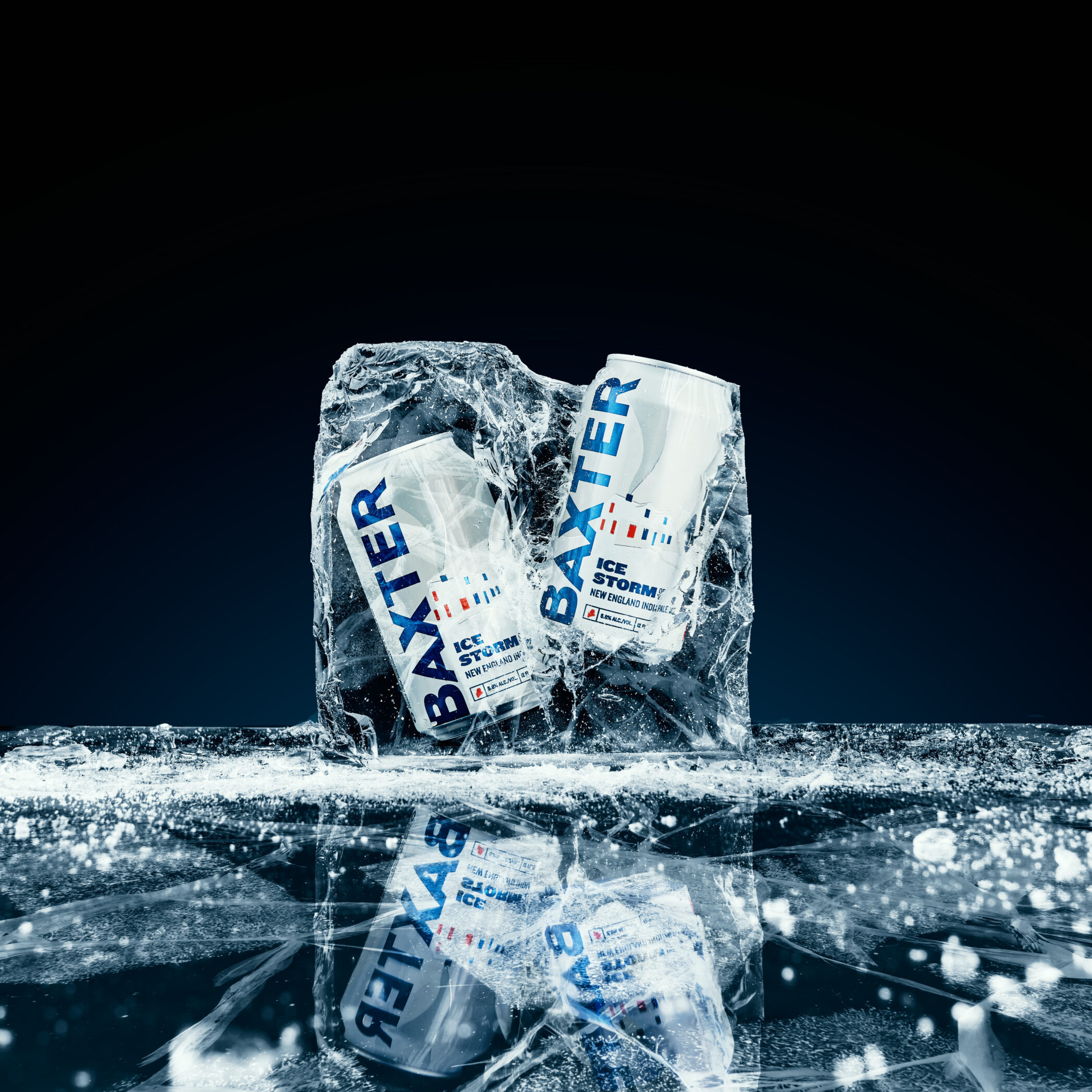 image of Baxter Ice Storm of '98 in a block of ice